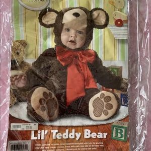 Infant Teddy Bear Costume - Large + - Used Once Very Cute  Incharacter Costumes